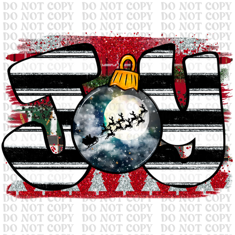 Joy Bulbs DTF or Sublimation Transfer