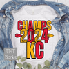 2024 KC CHAMPS Sublimation or DTF Transfer