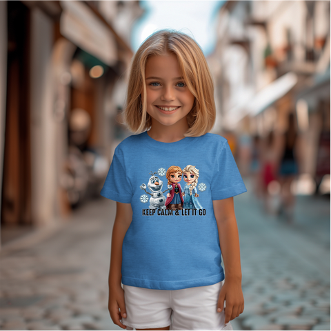Keep Calm And Let It Go DTF or Sublimation Transfer