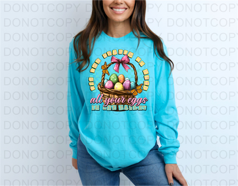 Keep All Your Eggs DTF or Sublimation Transfer