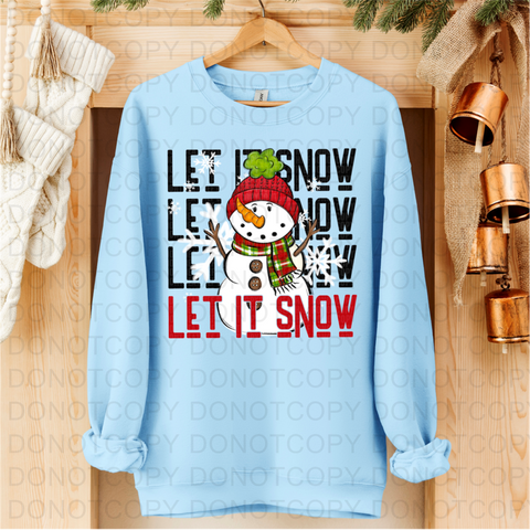 Let It Snow DTF or Sublimation Transfer
