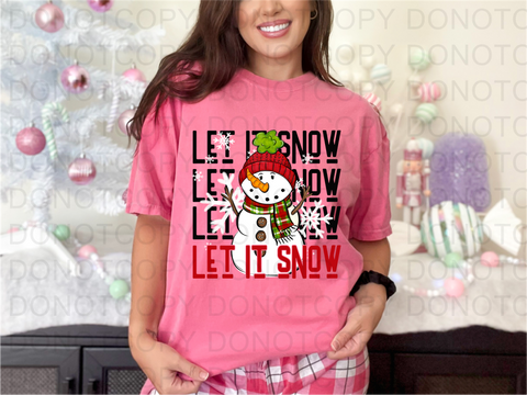 Let It Snow DTF or Sublimation Transfer
