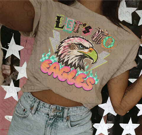 Lets Go Mascot Bundle DTF or Sublimation Transfer