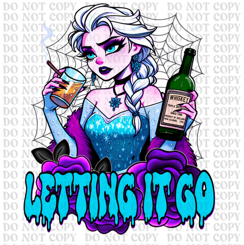 Letting It Go DTF or Sublimation Transfer
