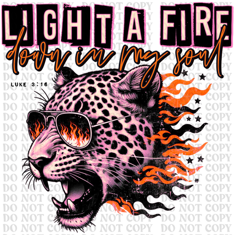 Light A Fire DTF or Sublimation Transfer