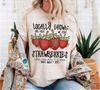 Locally Grown Strawberries DTF or Sublimation Transfer