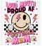 Loud Mouth Football Mom DTF or Sublimation Transfer