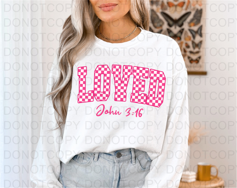 Loved DTF or Sublimation Transfer