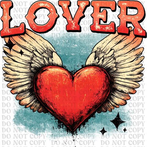 Lover DTF or Sublimation Transfer