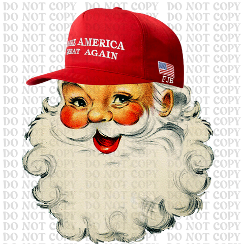 MAGA Santa DTF or Sublimation Transfer