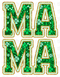 Mama Green Clover Sublimation or DTF Transfer