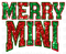 Merry Mini Faux Sequin Sublimation or DTF Transfer