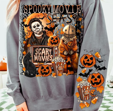 Spooky Scary Movie Set DTF or Sublimation Transfer