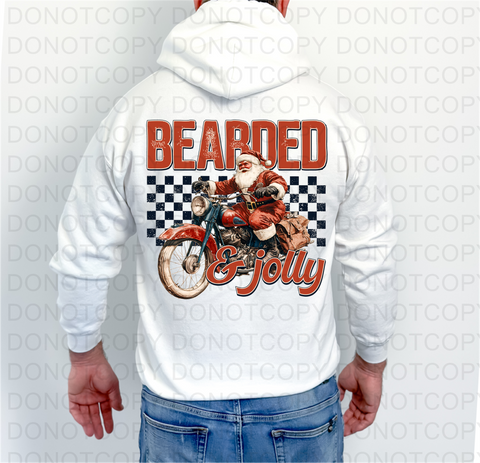 Bearded And Jolly DTF or Sublimation Transfer