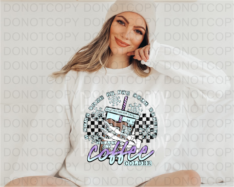 Coffee Colder DTF or Sublimation Transfer