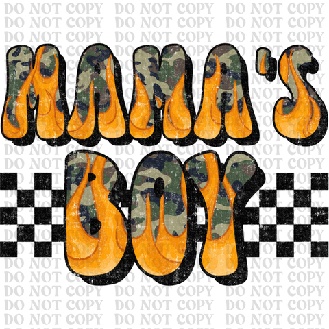 Mama Mamas Boy DTF or Sublimation Transfer (Copy)