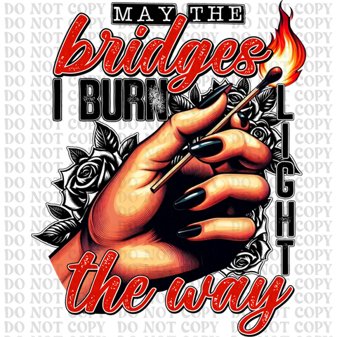 May The Bridges DTF or Sublimation Transfer