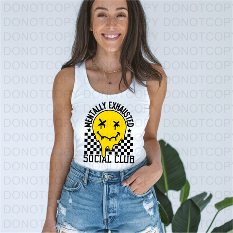 Mentally Exhausted DTF or Sublimation Transfer