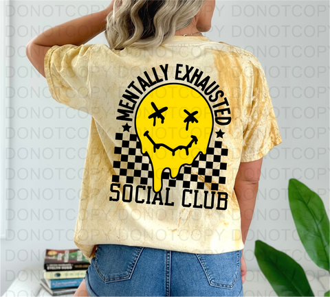 Mentally Exhausted DTF or Sublimation Transfer