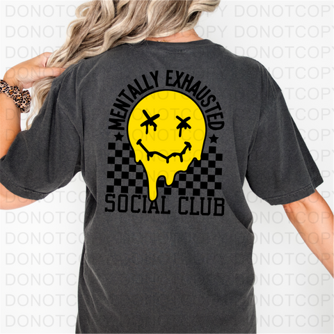 Mentally Exhausted DTF or Sublimation Transfer