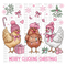 Merry Clucking Christmas DTF or Sublimation Transfer