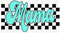 Mama Mint Checkered DTF or Sublimation Transfer