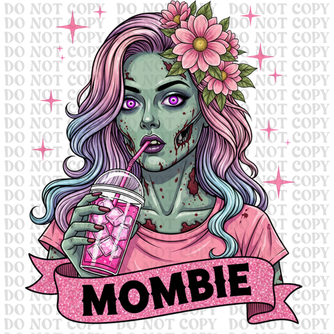 Mombie DTF or Sublimation Transfer