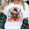 Mooey Christmas DTF or Sublimation Transfer