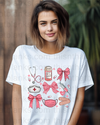 Nurse Bow Collage DTF or Sublimation Transfer