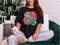 Neon Christmas Tree DTF or Sublimation Transfer