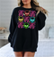 Neon Skull and Ribbon DTF or Sublimation Transfer