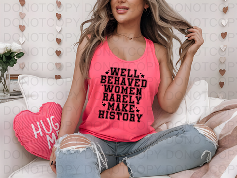 Well Behaved DTF or Sublimation Transfer