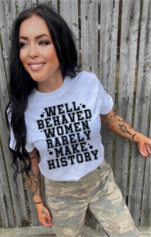 Well Behaved DTF or Sublimation Transfer