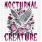 Nocturnal Creature DTF or Sublimation Transfer