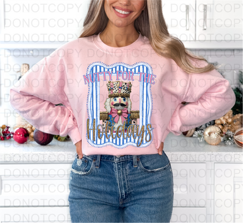 Nuts About the Holidays DTF or Sublimation Transfer