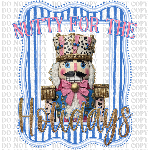 Nuts About the Holidays DTF or Sublimation Transfer
