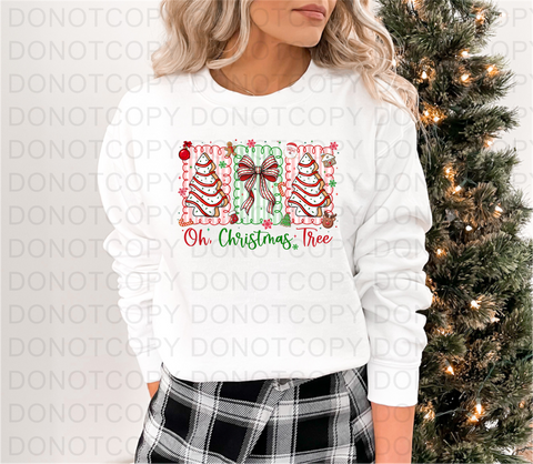 Oh Christmas Tree DTF or Sublimation Transfer