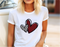 Plaid Valentine Hearts DTF or Sublimation Transfer