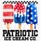 Patriotic Ice Cream DTF or Sublimation Transfer