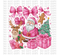 Pink Christmas Coquette Bow DTF or Sublimation Transfer