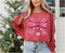 Pink Christmas Bow DTF or Sublimation Transfer