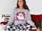 Pink Leopard Santa DTF or Sublimation Transfer