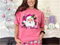 Pink Leopard Santa DTF or Sublimation Transfer
