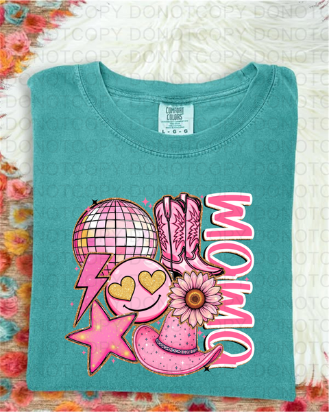 Pink Mama Collage DTF or Sublimation Transfer