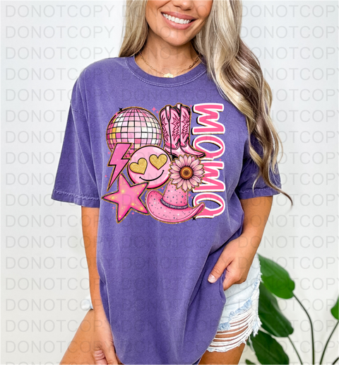 Pink Mama Collage DTF or Sublimation Transfer