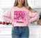 Pink Merry Christmas DTF or Sublimation Transfer