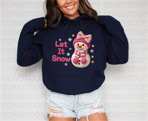 Let It Snowman DTF or Sublimation Transfer