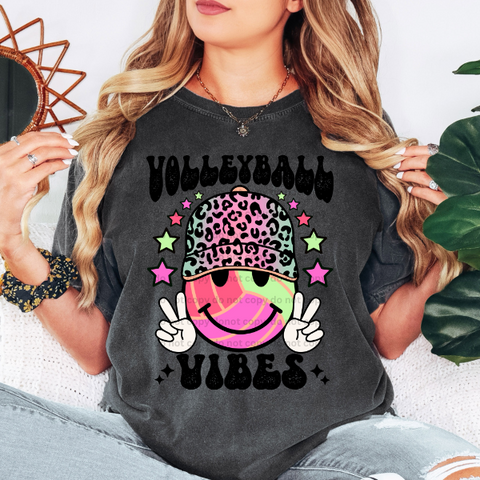 Volleyball Vibes Hat Sublimation Or DTF Transfer