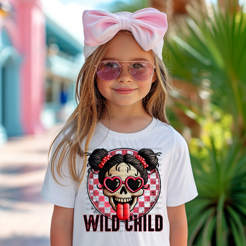 Wild Child Pink Sublimation or DTF Transfer