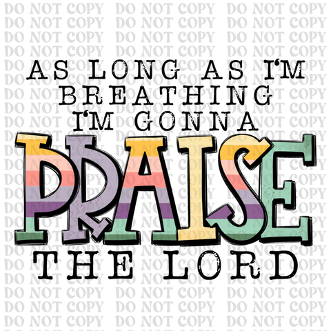 Praise DTF or Sublimation Transfer